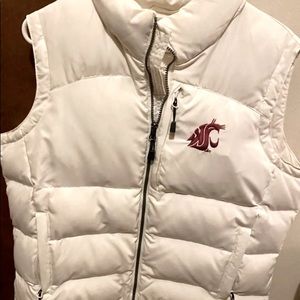 White WSU Cougars Size L Denali Vest